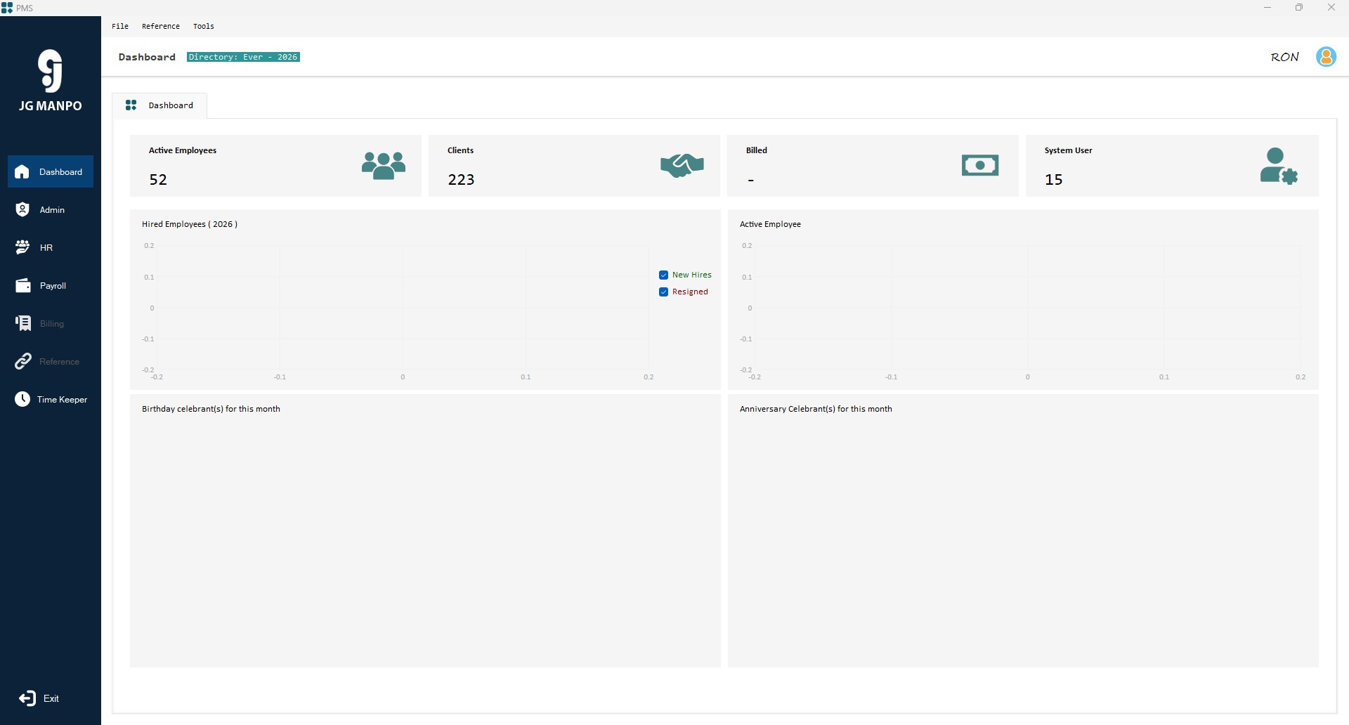 Payroll & HR System screenshot